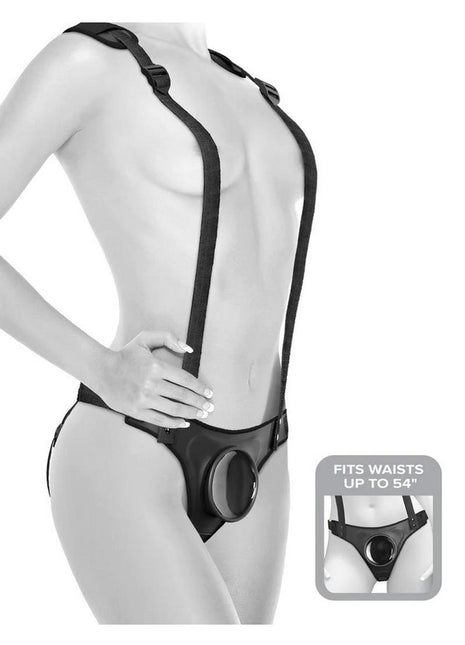 Body Dock Strap-On Suspenders - Black