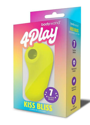 Bodywand 4play Petite Bliss Rechargeable Clitoral Stimulator - Yellow
