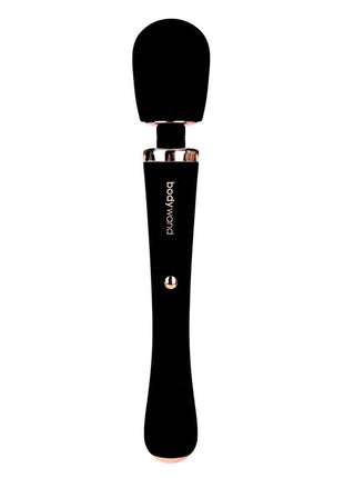 Bodywand Couture Rechargeable Silicone Wand Massager - Black/Rose Gold