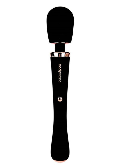 Bodywand Couture Rechargeable Silicone Wand Massager - Black/Rose Gold