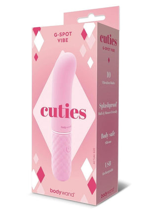 Bodywand Cuties Mini G Rechargeable Silicone Vibrator - Pink