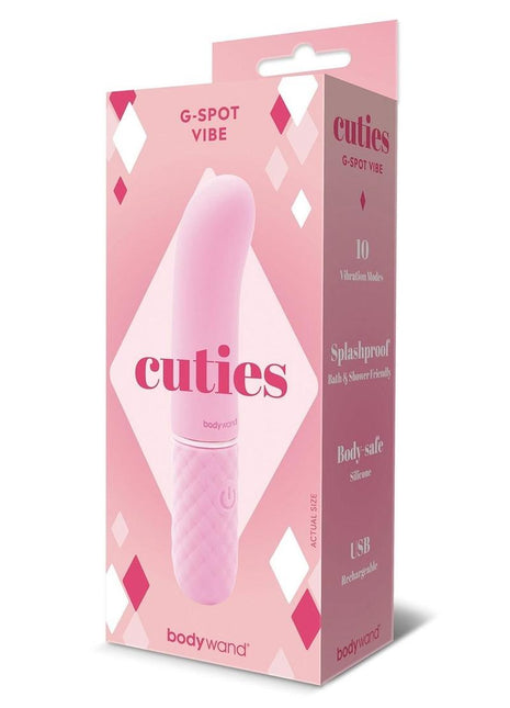 Bodywand Cuties Mini G Rechargeable Silicone Vibrator - Pink