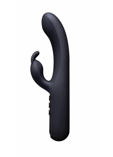 Bodywand Digi Rabbit Silicone Rechargeable Dual Stimulating Vibrator - Black