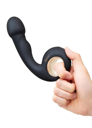 Bodywand G-Play Ergonomic Rechargeable Silicone Dual Motor Squirt Trainer Vibrator with Clitoral Stimulator