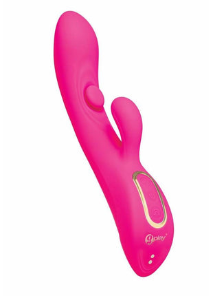 Bodywand G-Play Inner Tapping Rechargeable Silicone Vibrator - Pink