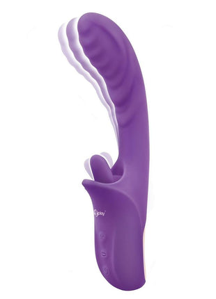 Bodywand G-Play Rechargeable Silicone Dual Stim Lick Me Out G-Spot Squirt Trainer Vibrator with Clitoral Stimulator