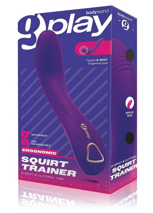 Bodywand G-Play Squirt Trainer Rechargeable Silicone G-Spot Vibrator - Purple