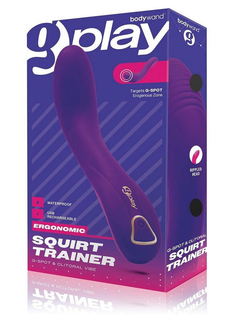 Bodywand G-Play Squirt Trainer Rechargeable Silicone G-Spot Vibrator - Purple