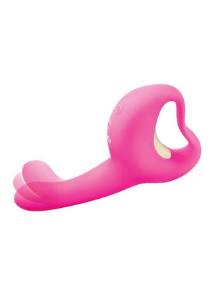 Bodywand G-Play Ultimate Ergonomic Rechargeable Silcone Come Hither Squirt Trainer with Clitoral Stimulator