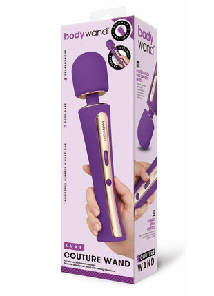Bodywand Luxe Couture Silicone Rechargeable Massager - Purple
