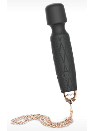 Bodywand Luxe Mini Wand Rechargeable Silicone Wand Massager - Black