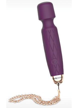 Bodywand Luxe Mini Wand Rechargeable Silicone Wand Massager - Purple