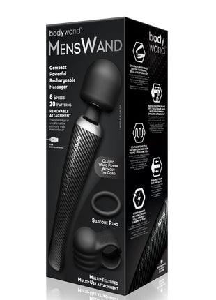 Bodywand Menswand Rechargeable Silicone Massager - Black