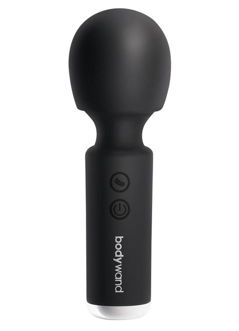 Bodywand Power Wand Rechargeable Silicone Wand Massager - Black - 4.5in