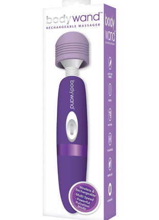 Bodywand Rechargeable Silicone Wand Massager - Purple - Large