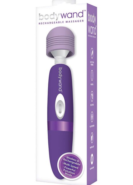Bodywand Rechargeable Silicone Wand Massager - Purple - Large