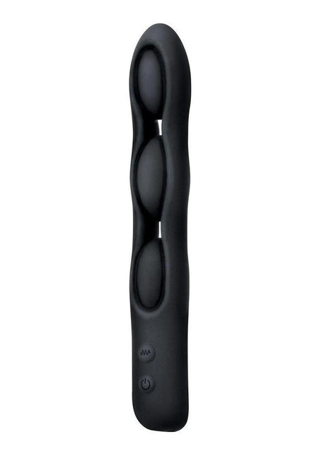 Bodywand Triple Play Tri-Vibe Rechargeable Bullet - Black