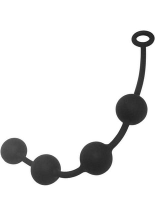 Boneyard Ass Ballz Silicone Anal Beads - Black - Medium