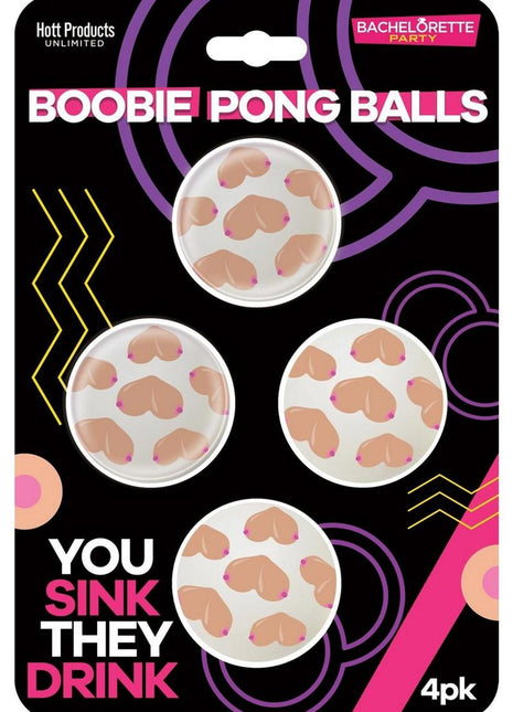 Boobie Beer Pong Balls - 4 Per Pack