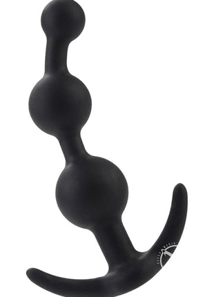 Booty Call Booty Beads Silicone Anal Beads - Black