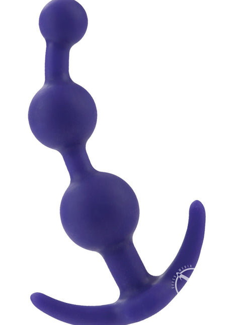 Booty Call Booty Beads Silicone Anal Beads - Purple