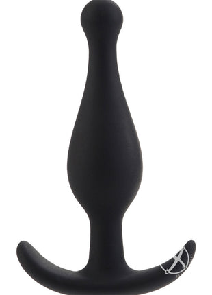 Booty Call Booty Rocker Silicone Butt Plug - Black