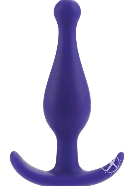 Booty Call Booty Rocker Silicone Butt Plug - Purple