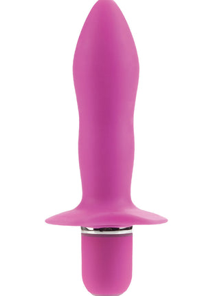 Booty Call Booty Rocket Silicone Vibrating Butt Plug - Pink