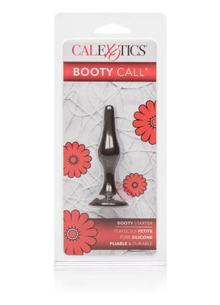 Booty Call Booty Starter Silicone Butt Plug - Black