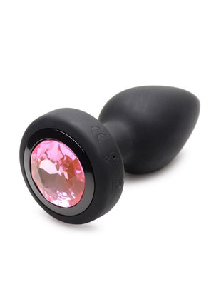 Booty Sparks 28x Rechargeable Silicone Vibrating Gem Anal Plug with Remote Control