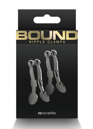 Bound Nipple Clamps C1 - Gray/Grey/Gun Metal/Metal