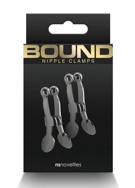 Bound Nipple Clamps C1 - Gray/Grey/Gun Metal/Metal