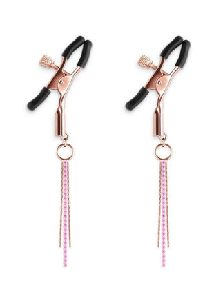 Bound Nipple Clamps D3 - Metal/Rose Gold