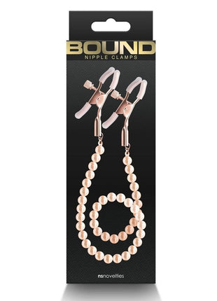 Bound Nipple Clamps Dc1 - Metal/Rose Gold
