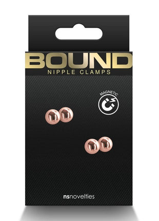 Bound Nipple Clamps M1 - Metal/Rose Gold