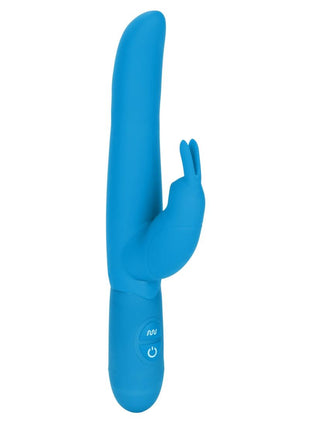 Bounding Bunny Silicone Rabbit Vibrator - Blue