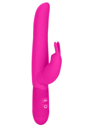 Bounding Bunny Silicone Rabbit Vibrator - Pink