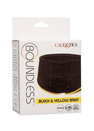 Boundless Black and Yellow Brief - Black/Yellow - Large/XLarge