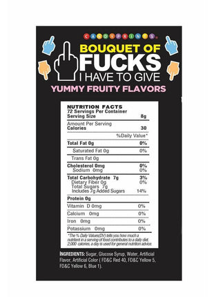 Bouquet Of F's I Have to Give - 12 Per Display
