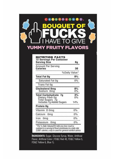 Bouquet Of F's I Have to Give - 12 Per Display