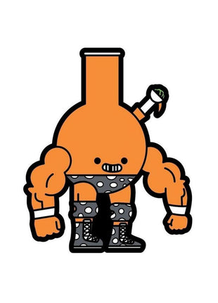 Box Brown Dusty Bong Enamel Pin