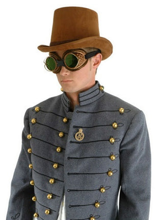 Brown Suede Coachman Hat