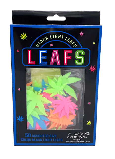 Black Light Pot Leafs