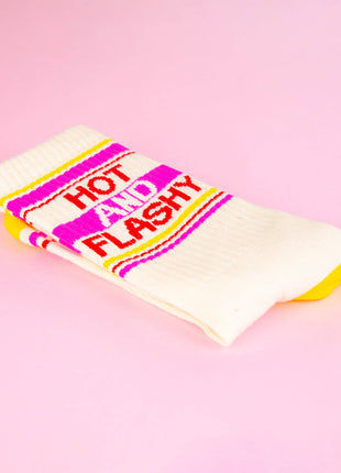 Hot and Flashy Gym Crew Socks