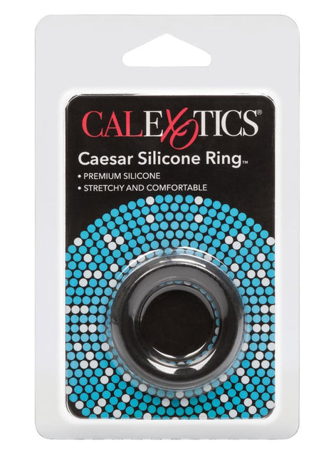Caesar Silicone Cock Ring - Black