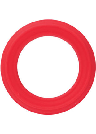 Caesar Silicone Cock Ring - Red