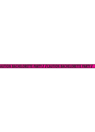 Caution Bachelorette Party Tape - Black/Pink - 100ft