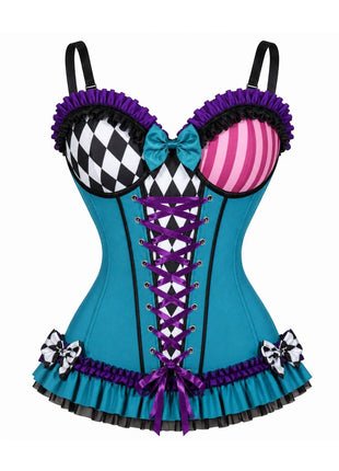 Mad Tea Party Corset With Underwire Cups