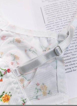 Floral Print Sexy Lingerie Set