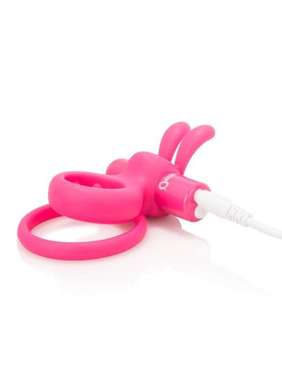 Charged Ohare Rechargeable Silicone Waterproof Rabbit Cock Ring